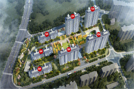 城西密水田园2室2厅1卫90.4m2简单装修