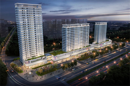 九中东校区附小申鹏广场君安国际三面采光证在